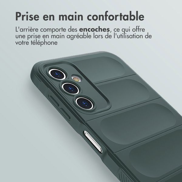 iMoshion Coque arrière EasyGrip Samsung Galaxy A14 (5G/4G) - Vert foncé