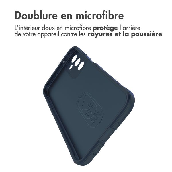 imoshion Coque arrière EasyGrip Samsung Galaxy A14 (5G/4G) - Bleu foncé