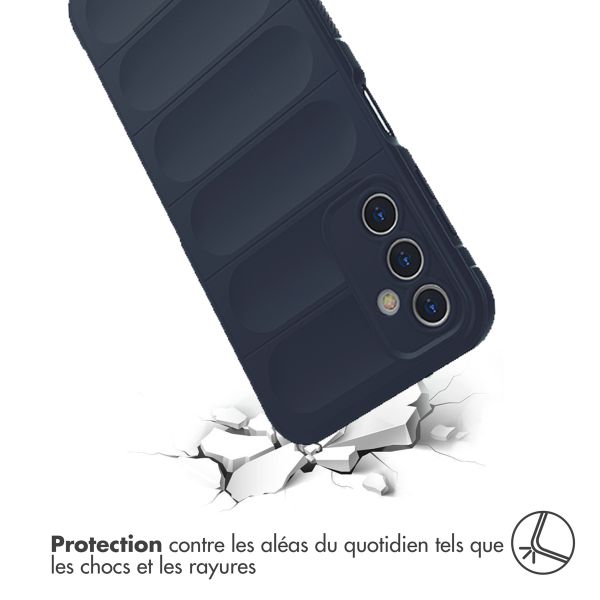 iMoshion Coque arrière EasyGrip Samsung Galaxy A14 (5G/4G) - Bleu foncé