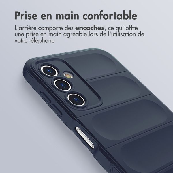 iMoshion Coque arrière EasyGrip Samsung Galaxy A14 (5G/4G) - Bleu foncé