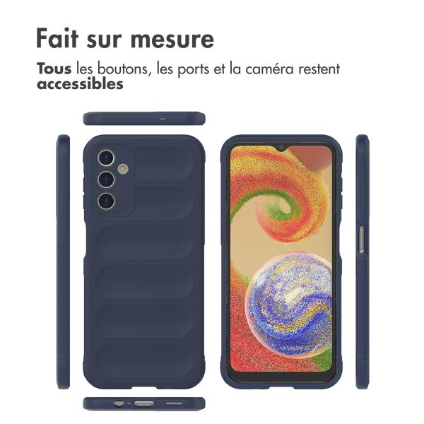 iMoshion Coque arrière EasyGrip Samsung Galaxy A14 (5G/4G) - Bleu foncé