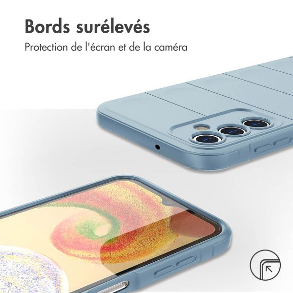 iMoshion Coque arrière EasyGrip Samsung Galaxy A14 (5G/4G) - Bleu clair