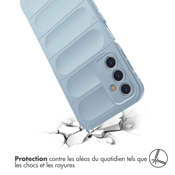 imoshion Coque arrière EasyGrip Samsung Galaxy A14 (5G/4G) - Bleu clair