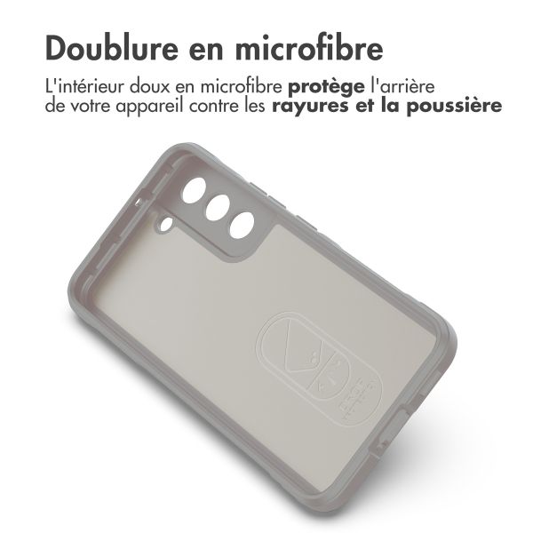 imoshion Coque arrière EasyGrip Samsung Galaxy S22 - Gris