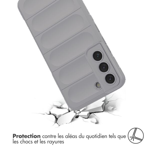 imoshion Coque arrière EasyGrip Samsung Galaxy S22 - Gris