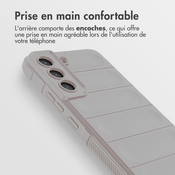 iMoshion Coque arrière EasyGrip Samsung Galaxy S22 - Gris