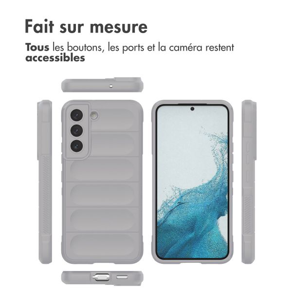 iMoshion Coque arrière EasyGrip Samsung Galaxy S22 - Gris