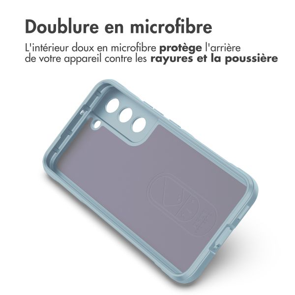 iMoshion Coque arrière EasyGrip Samsung Galaxy S22 - Bleu clair