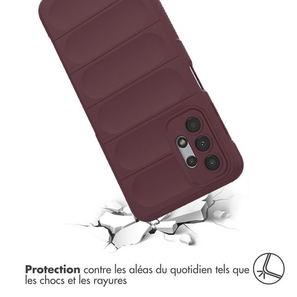 imoshion Coque arrière EasyGrip Samsung Galaxy A13 (4G) - Aubergine