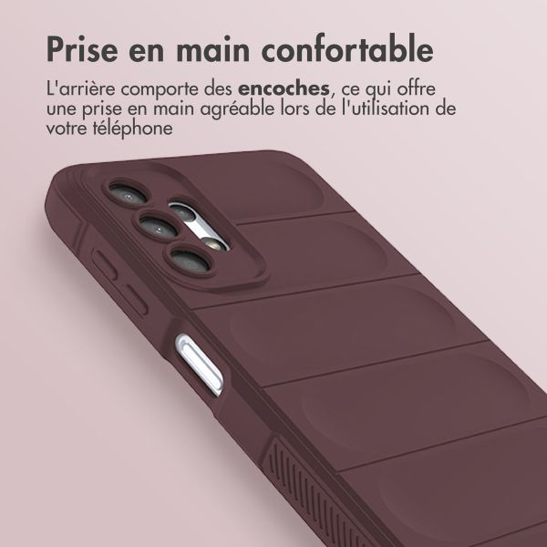 imoshion Coque arrière EasyGrip Samsung Galaxy A13 (4G) - Aubergine