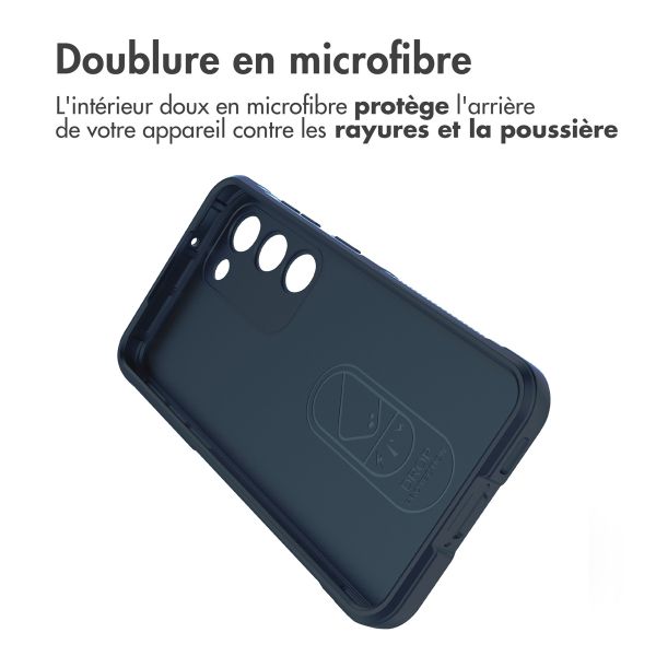 imoshion Coque arrière EasyGrip Samsung Galaxy S23 Plus - Bleu foncé