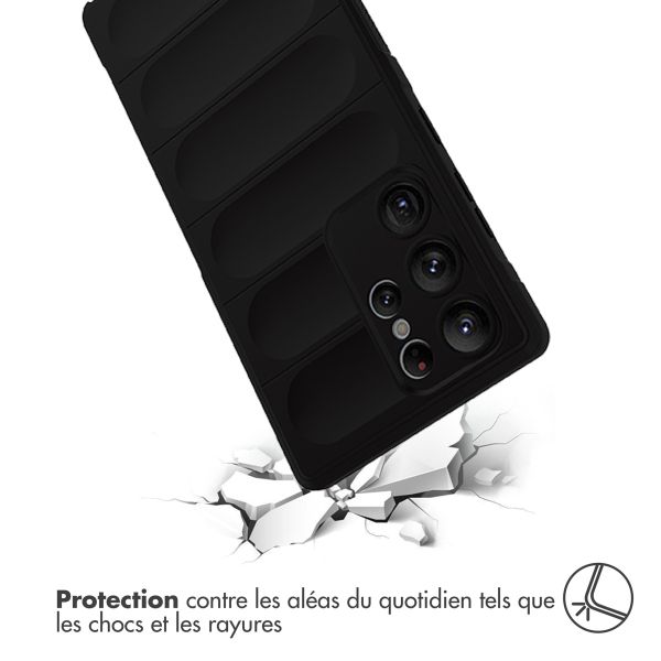imoshion Coque arrière EasyGrip Samsung Galaxy S23 Ultra - Noir