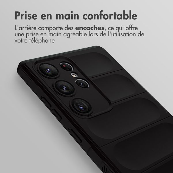 imoshion Coque arrière EasyGrip Samsung Galaxy S23 Ultra - Noir