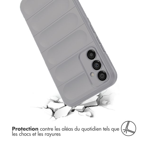 imoshion Coque arrière EasyGrip Samsung Galaxy A34 (5G) - Gris