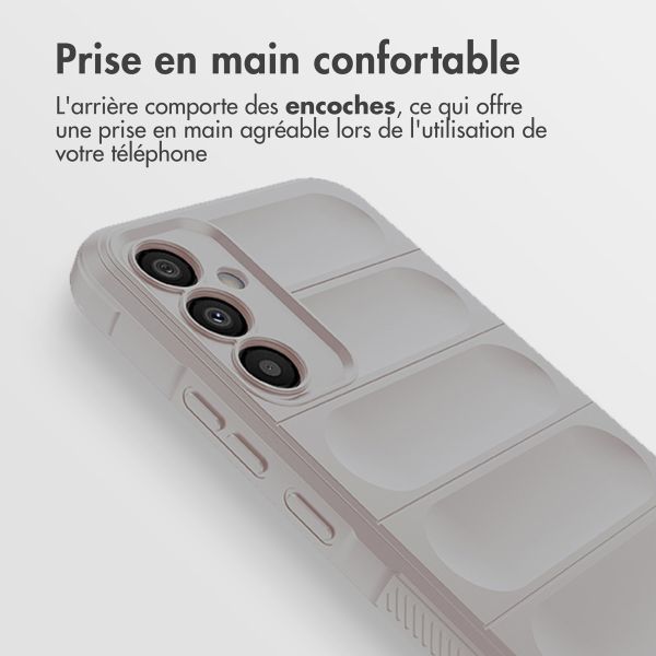 imoshion Coque arrière EasyGrip Samsung Galaxy A34 (5G) - Gris