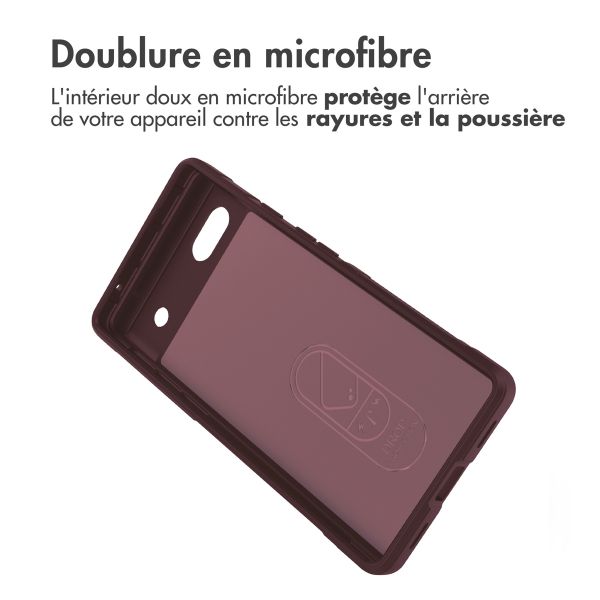 imoshion Coque arrière EasyGrip Google Pixel 6a - Aubergine