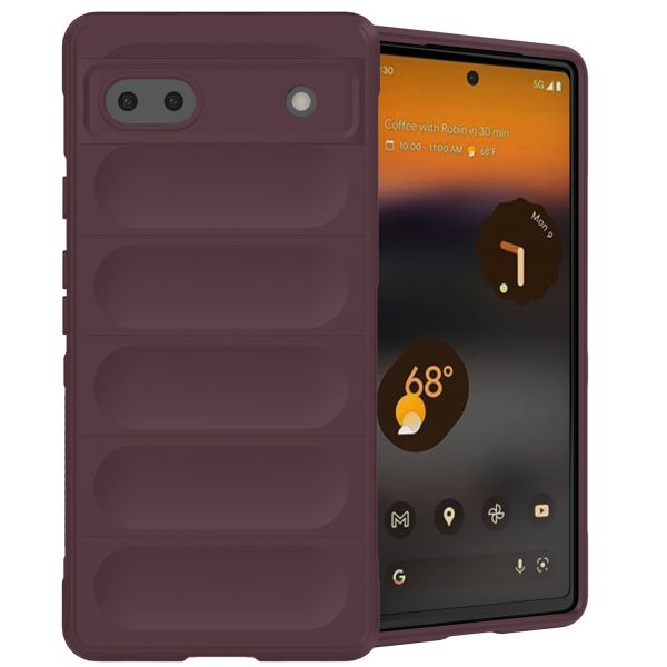 iMoshion Coque arrière EasyGrip Google Pixel 6a - Aubergine