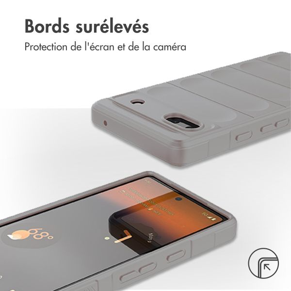 iMoshion Coque arrière EasyGrip Google Pixel 6a - Gris