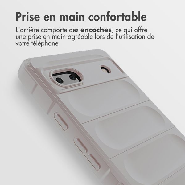 iMoshion Coque arrière EasyGrip Google Pixel 6a - Gris