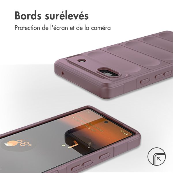 imoshion Coque arrière EasyGrip Google Pixel 6a - Violet