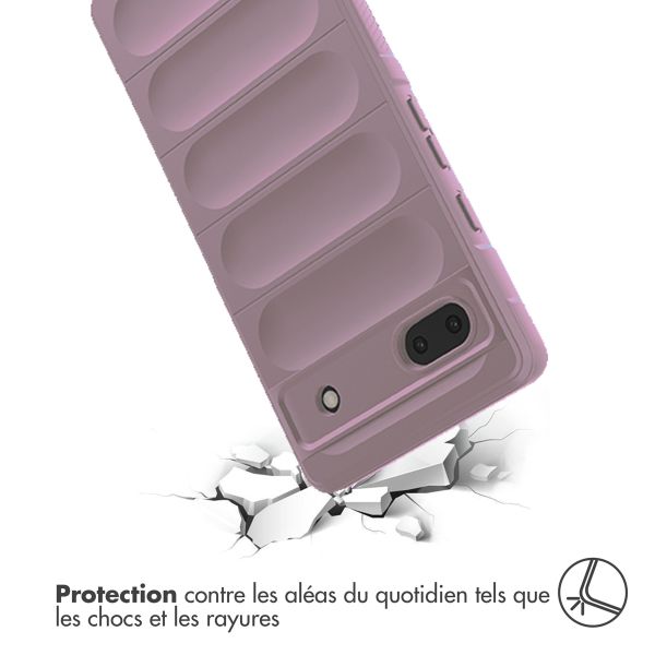 iMoshion Coque arrière EasyGrip Google Pixel 6a - Violet