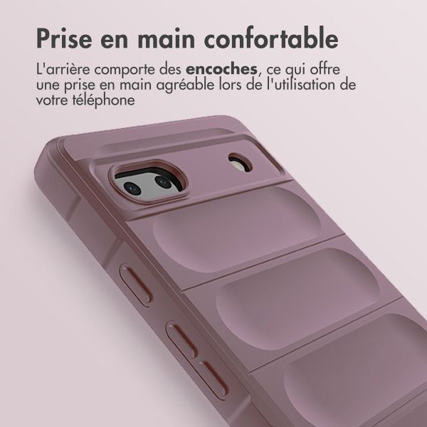 iMoshion Coque arrière EasyGrip Google Pixel 6a - Violet