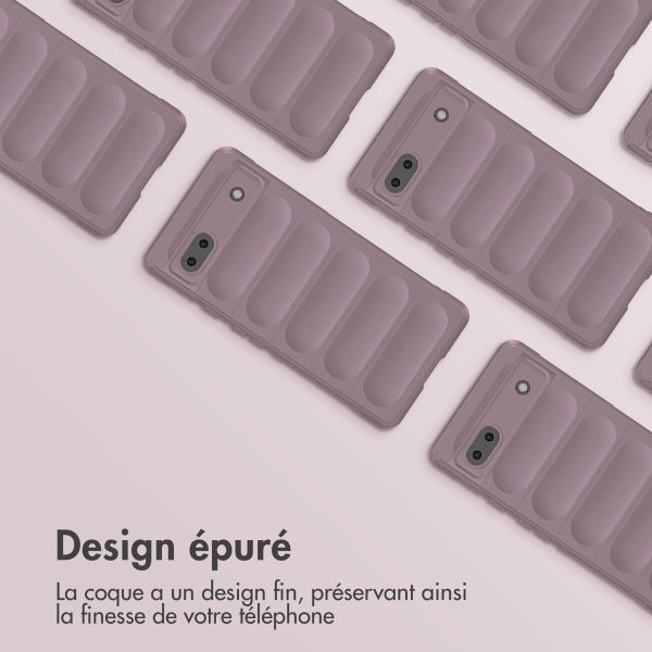 iMoshion Coque arrière EasyGrip Google Pixel 6a - Violet