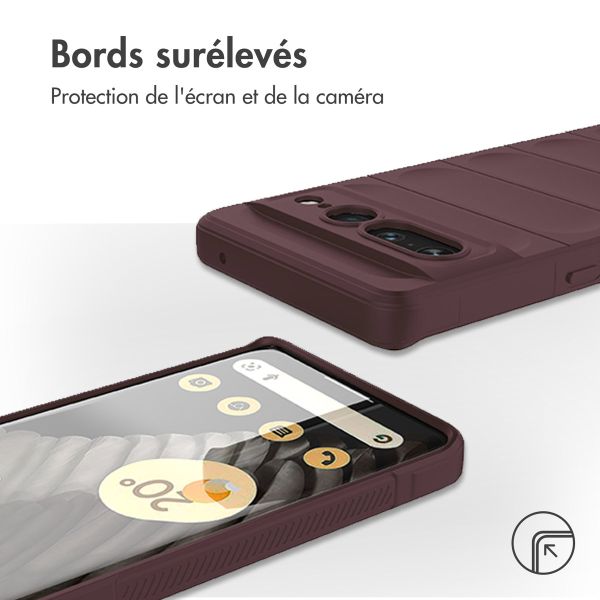 imoshion Coque arrière EasyGrip Google Pixel 7 Pro - Aubergine