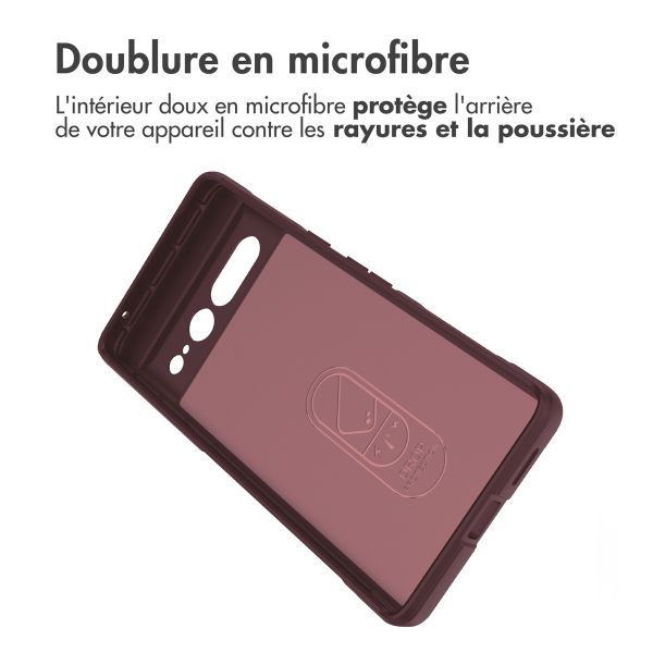 imoshion Coque arrière EasyGrip Google Pixel 7 Pro - Aubergine