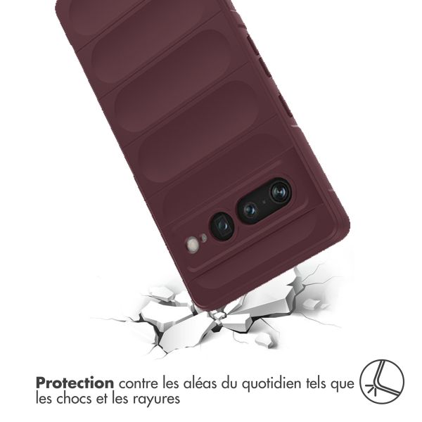 imoshion Coque arrière EasyGrip Google Pixel 7 Pro - Aubergine