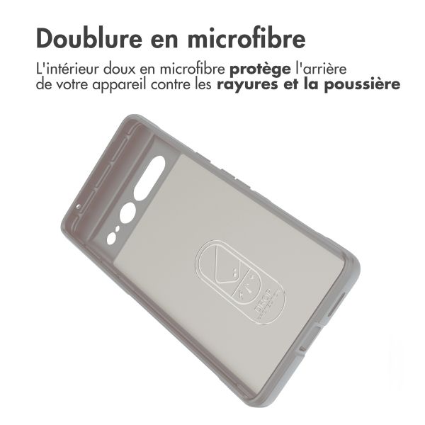 imoshion Coque arrière EasyGrip Google Pixel 7 Pro - Gris