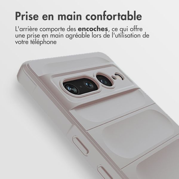 imoshion Coque arrière EasyGrip Google Pixel 7 Pro - Gris