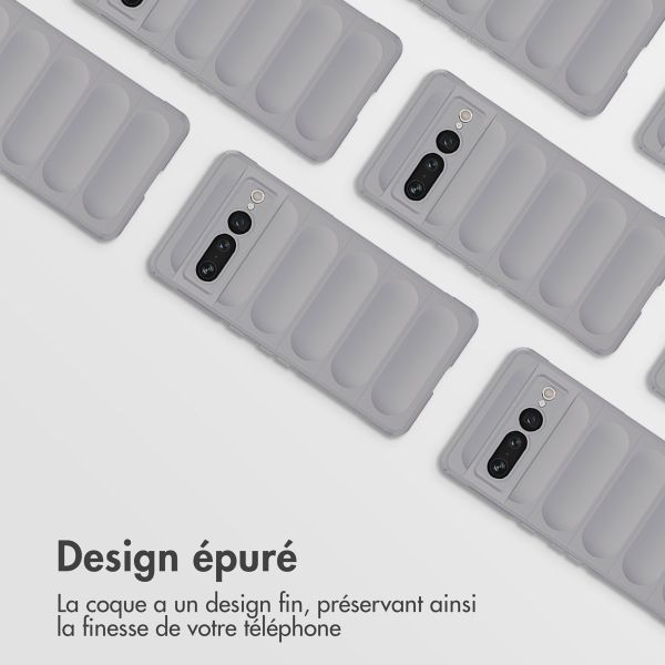 imoshion Coque arrière EasyGrip Google Pixel 7 Pro - Gris