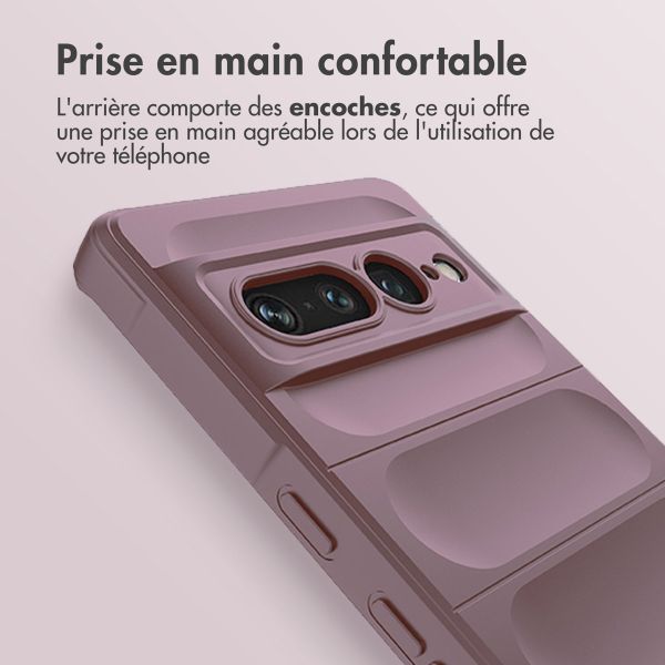 imoshion Coque arrière EasyGrip Google Pixel 7 Pro - Violet