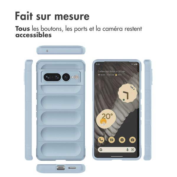 imoshion Coque arrière EasyGrip Google Pixel 7 Pro - Bleu clair