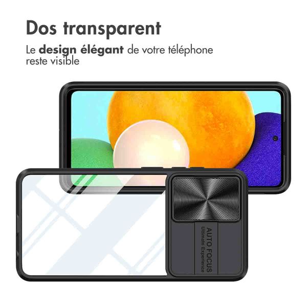 iMoshion Coque arrière Camslider Samsung Galaxy A52(s) (5G/4G) - Noir