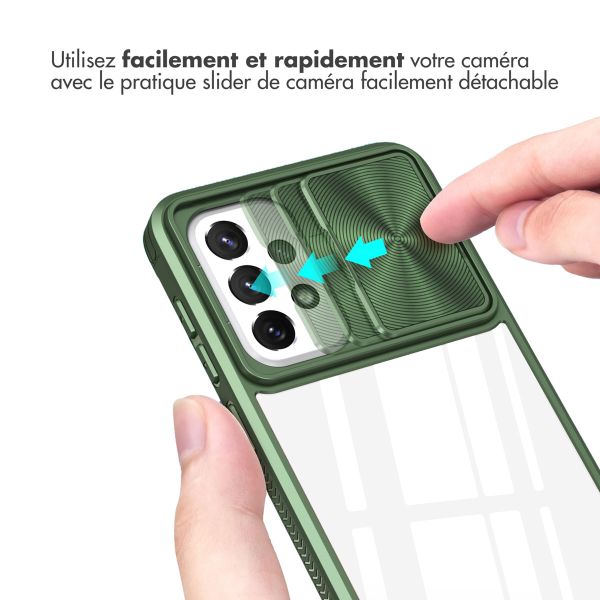 iMoshion Coque arrière Camslider Samsung Galaxy A33 - Vert foncé