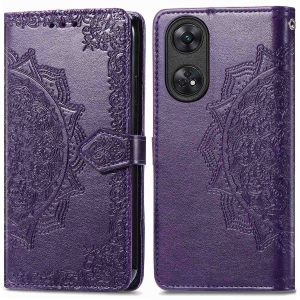 iMoshion Etui de téléphone portefeuille Mandala Oppo Reno 8 T (4G) - Violet