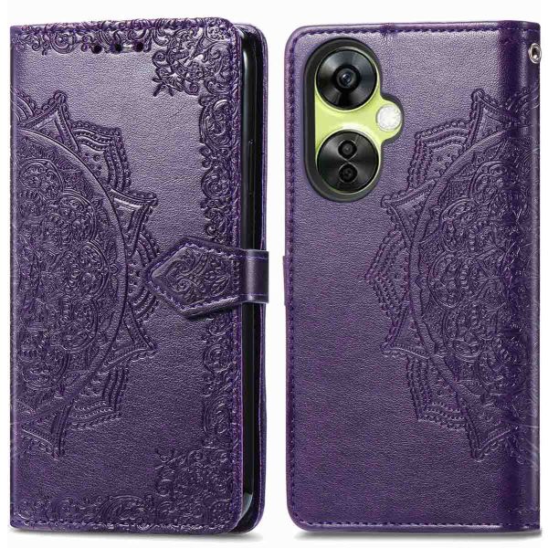 iMoshion Etui de téléphone portefeuille Mandala OnePlus Nord CE 3 / CE 3 Lite - Violet