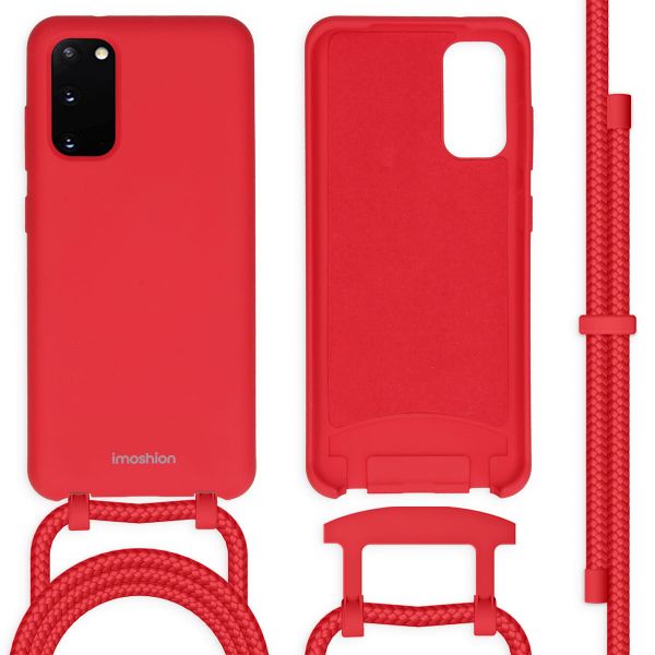 iMoshion Coque de couleur avec cordon amovible Samsung Galaxy S20 - Rouge