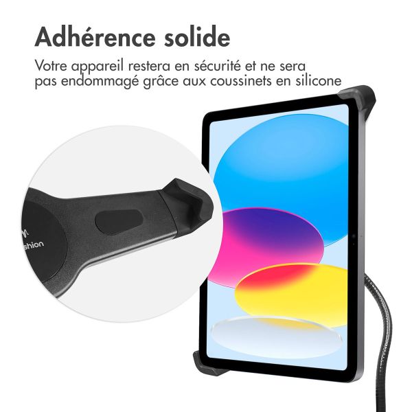 iMoshion ﻿Support de tablette de bureau flexible - support de téléphone inclus - Noir