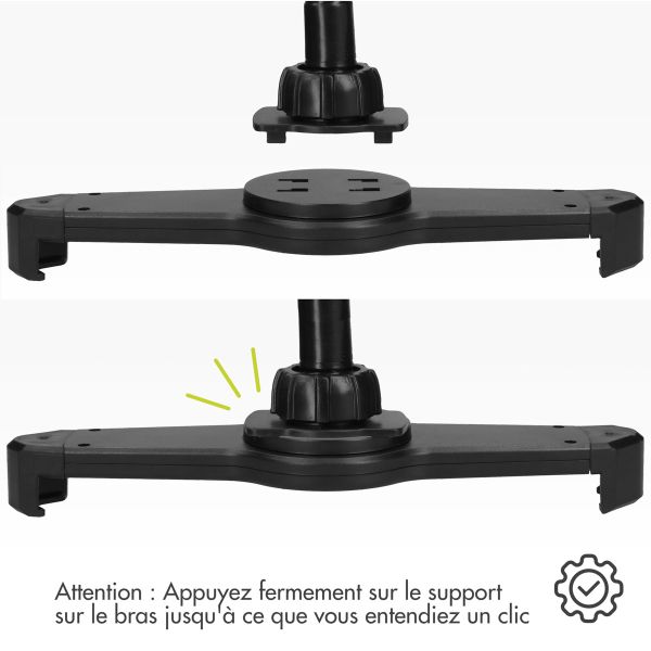 iMoshion ﻿Support de tablette de bureau flexible - support de téléphone inclus - Noir