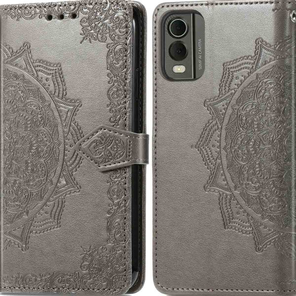 iMoshion Etui de téléphone portefeuille Mandala Nokia C32 - Gris