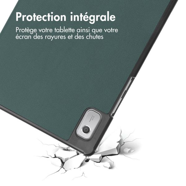 imoshion Coque tablette Trifold Lenovo Tab M9 - Vert foncé