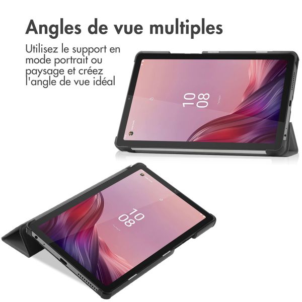 imoshion Coque tablette Trifold Lenovo Tab M9 - Gris