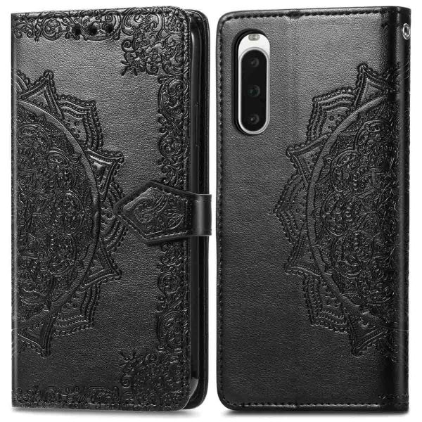 iMoshion Etui de téléphone portefeuille Mandala Sony Xperia 10 V - Noir