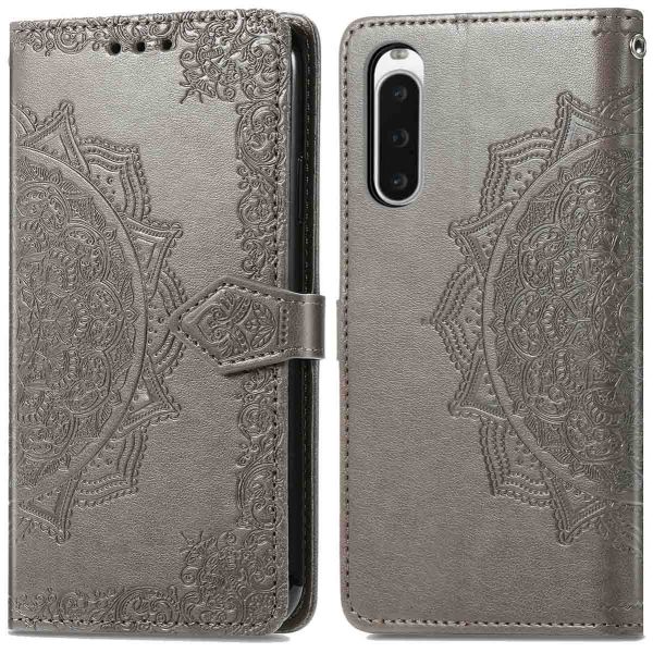 iMoshion Etui de téléphone portefeuille Mandala Sony Xperia 10 V - Gris