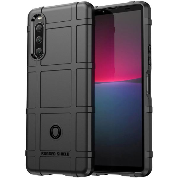 iMoshion Coque Arrière Rugged Shield Sony Xperia 10 V - Noir