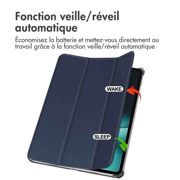 imoshion Coque tablette Trifold OnePlus Pad - Bleu foncé