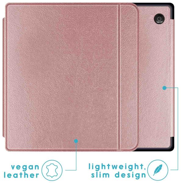 imoshion Slim Hard Sleepcover avec support Kobo Sage / Tolino Epos 3 - Rose Gold